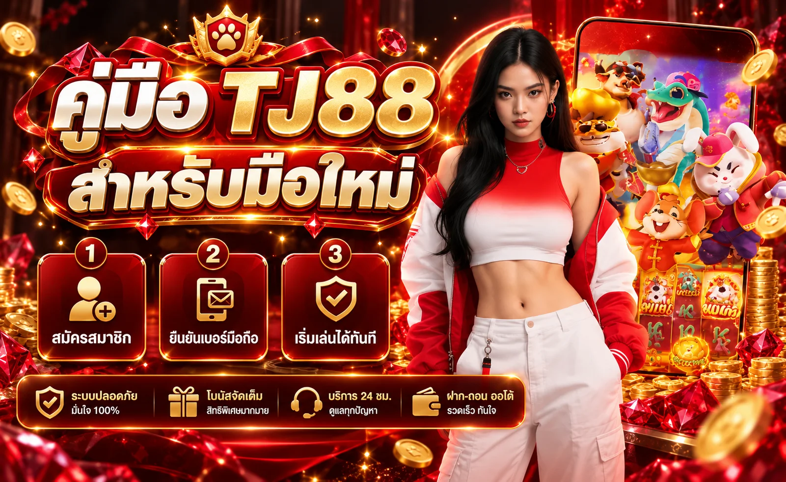 TJ88 คู่มือมือใหม่ สมัคร ล็อกอิน และตั้งงบ